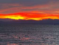 Champlain sunset Photo: Tom Hudspeth