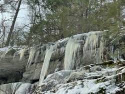 Ice waterfall Photo: Alfred J. Sorensen