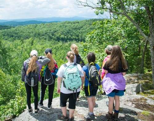 Camp hike