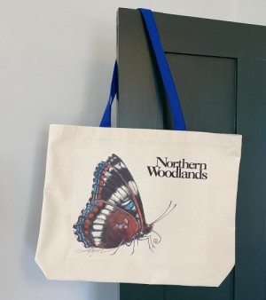 White admiral tote bag thumbnail