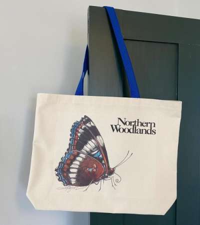 White admiral tote bag