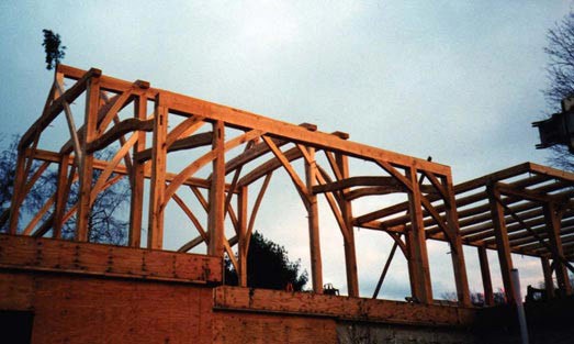 At Work with Timber Framer Dave Bowman