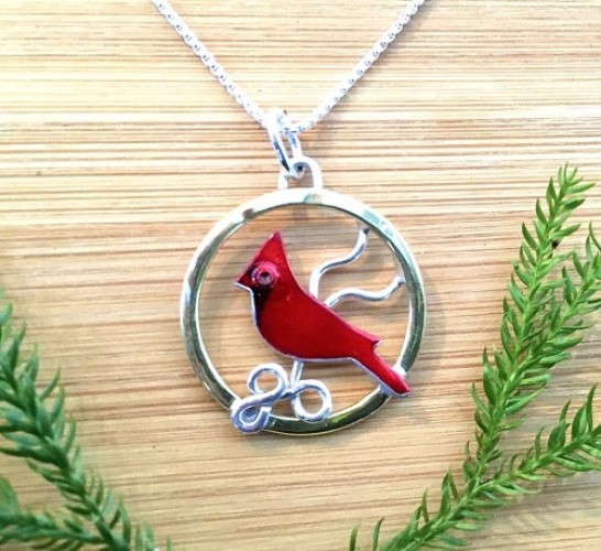 Cardinal Necklace