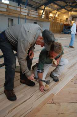 From Forest to Floor: the Gym a Community Built Photo: Harry Miller