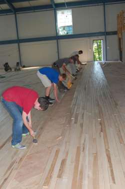 From Forest to Floor: the Gym a Community Built Photo: Harry Miller