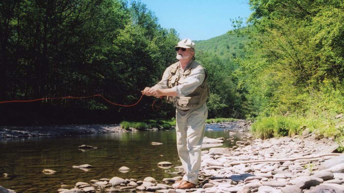 At Work with Fishing Guide Hank Rope