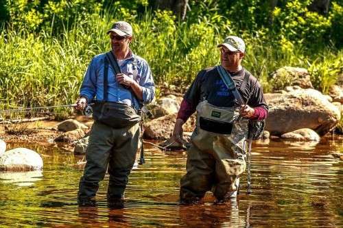 Brothers fishing