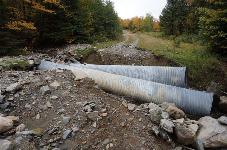 Failed culvert