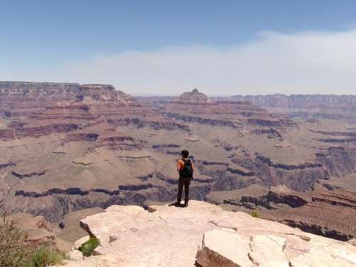 Sam at Grand Canyon