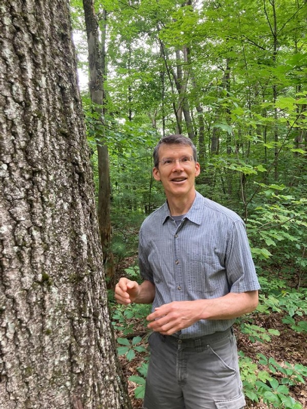 Michael Wojtech Studies the Trees