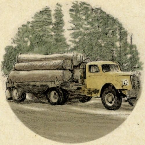 Wood truck