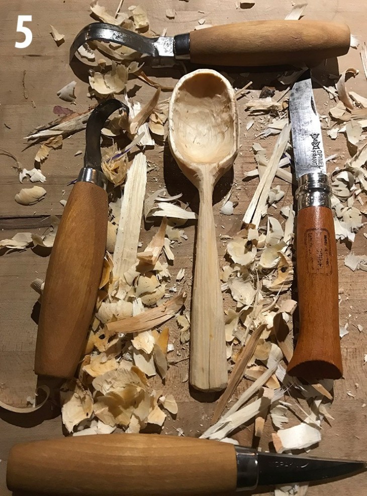 Tricks of the Trade: Greenwood Carving - The Five-Step Wooden Spoon