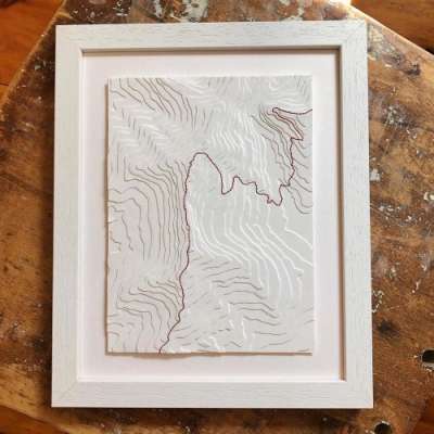 Topographical map