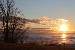 Sun over water Photo: Leif Tillotson