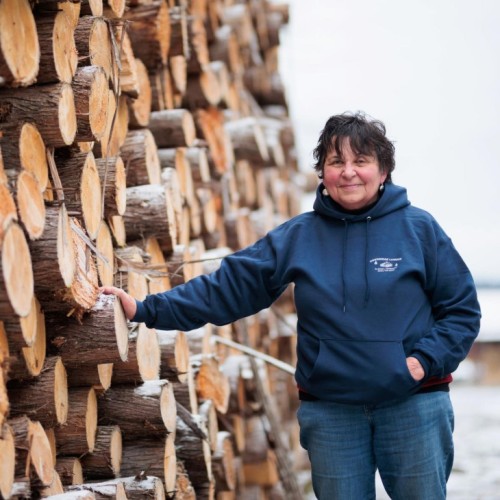 Colleen Goodridge woodpile