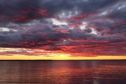 Red clouds Photo: Leif Tillotson