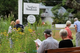 Visitors enjoy bench thumbnail