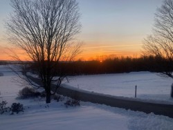 Winter sunrise Photo: Rich Philben