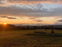 Sunset Hayfield Photo: AM Dannis