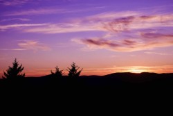 Purple sunset Photo: Stephen Poklemba