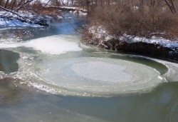 Ice circles Photo: Linda Spielman