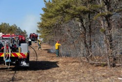 Fireline patrol Photo: Joel R. Carlson