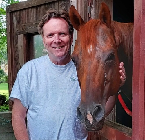 Bill Reid and horse