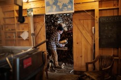 Firewood arch Photo: Ben DeFlorio