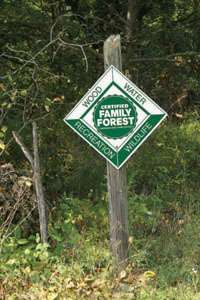 American Tree Farm Sign