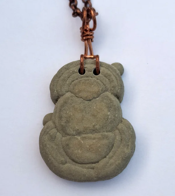 Glacial concretion necklace