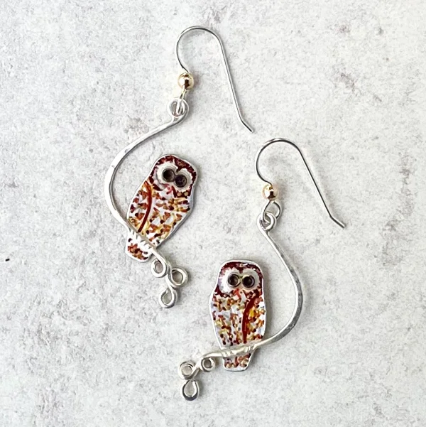 Barred Owl Earrings