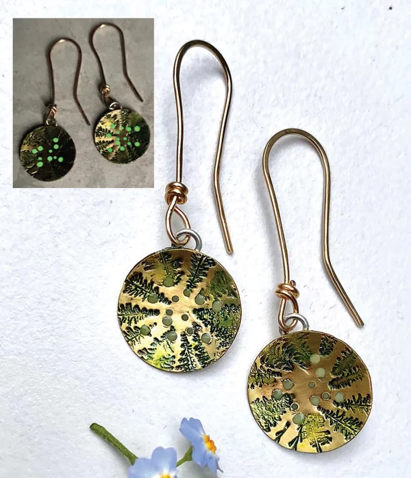 Crown shyness earrings